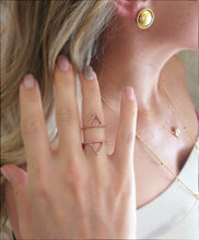 Load image into Gallery viewer, Hama Pyramid Rings - Azza Fine Jewellery