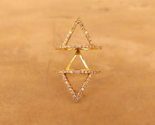 Load image into Gallery viewer, Hama Pyramid Rings - Azza Fine Jewellery