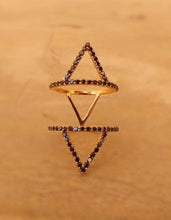 Load image into Gallery viewer, Hama Pyramid Rings - Azza Fine Jewellery