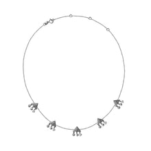 Load image into Gallery viewer, Hama 5 Dancing Pyramid Necklace - Azza Fine Jewellery
