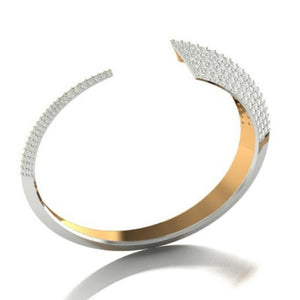 Palm Bangle - Full Diamonds - Azza Fine Jewellery