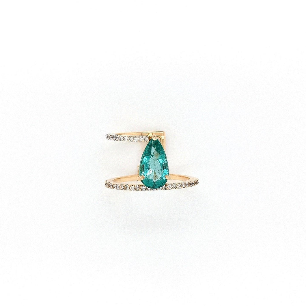 Love Ring - Emerald - Azza Fine Jewellery