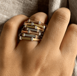 HRH Stacking Ring - Azza Fine Jewellery