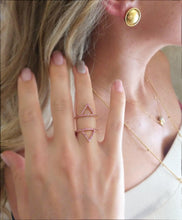 Load image into Gallery viewer, Hama Pyramid Rings - Azza Fine Jewellery
