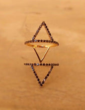 Load image into Gallery viewer, Hama Pyramid Rings - Azza Fine Jewellery
